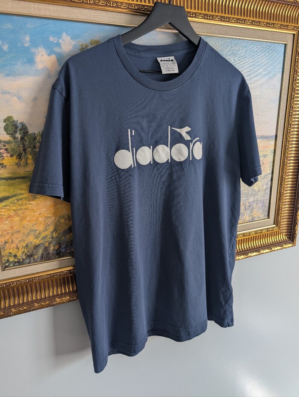 Diadora Blue Logo Tee XL